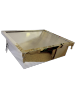 Solar wax melter with a stainless steel insert